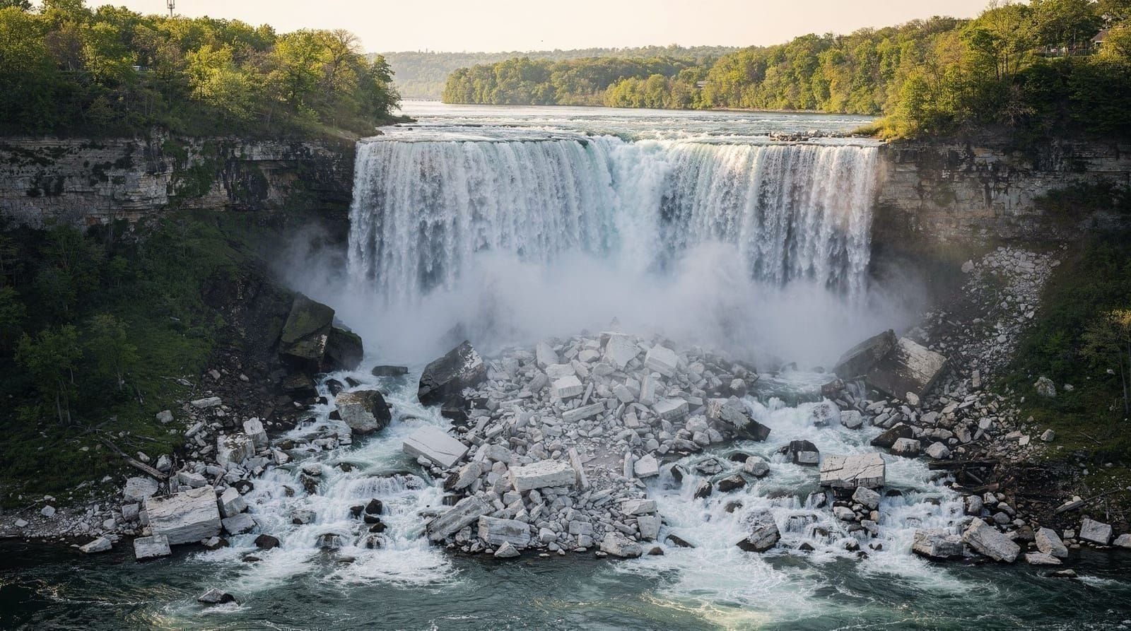American Falls: New York's share of the Niagara