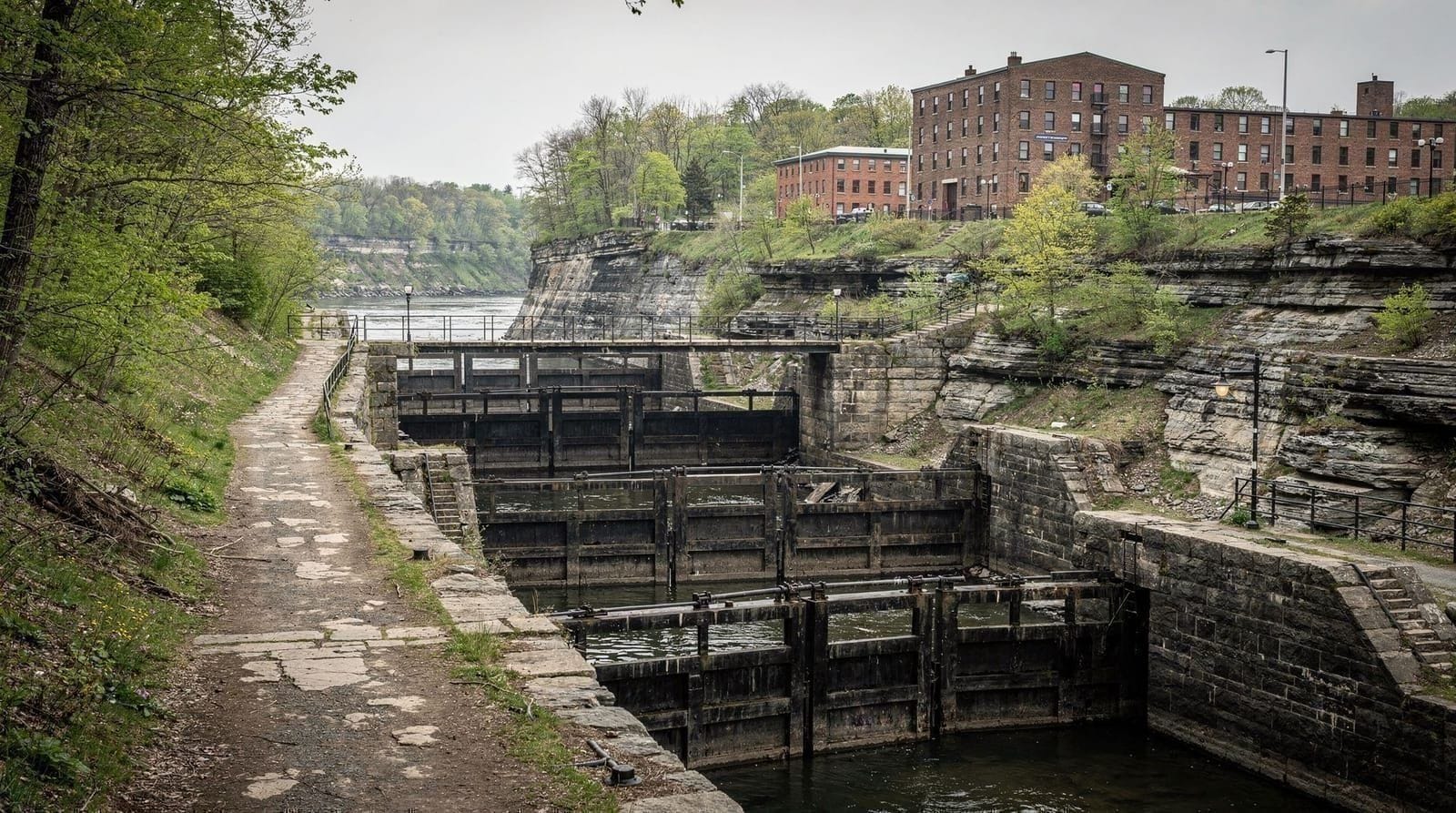 Lockport and the Erie Canal's Flight of Five