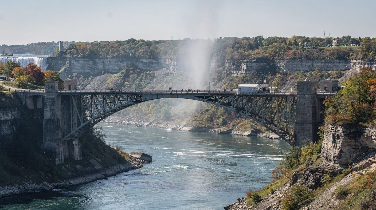 Crossing the Rainbow Bridge, on foot or by car