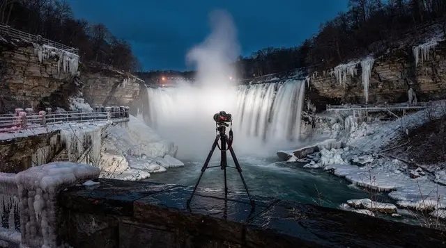 Best times to photograph the falls