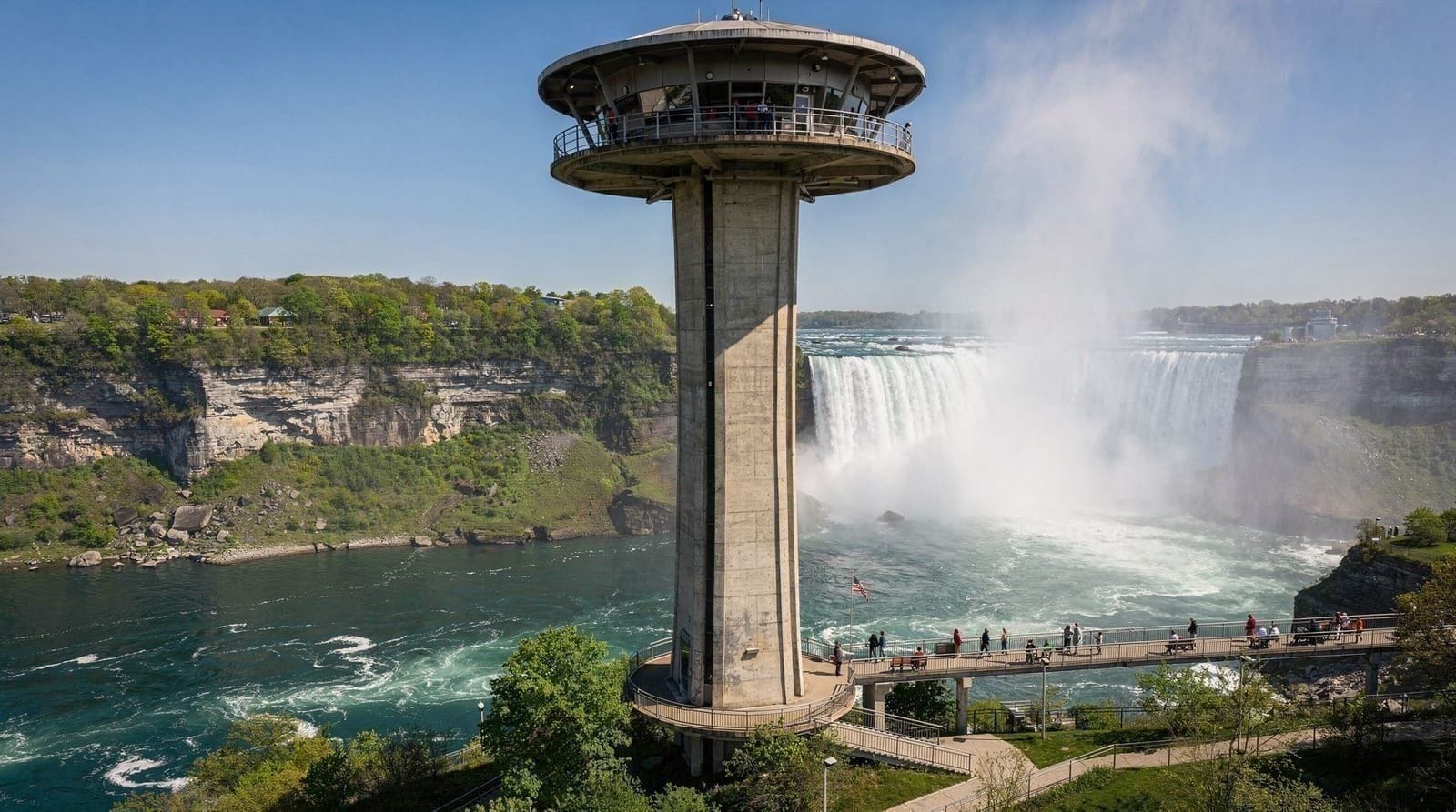 Points de vue gratuits côté américain