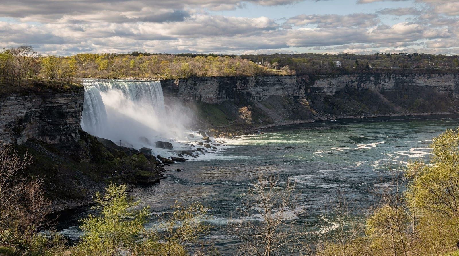 Météo des chutes du Niagara mois par mois : températures en Celsius