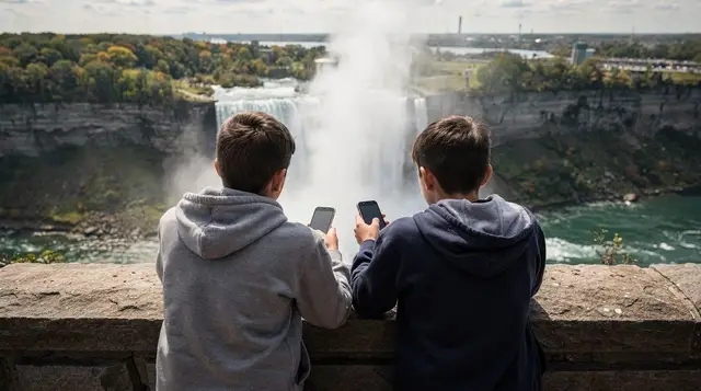 Niagara Falls with teenagers