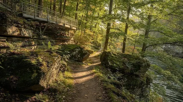 Niagara Glen: the Canadian side's only real hiking trail