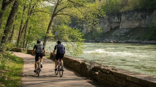 The Niagara Parkway by bike
