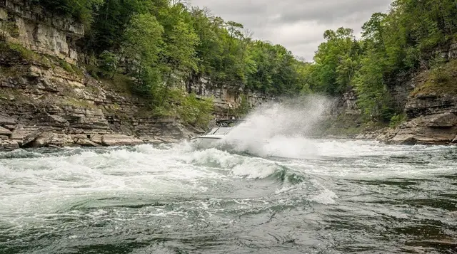 Whirlpool jet boat tours: two starting points, one river